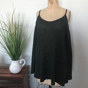 Windsor cold shoulder sweater